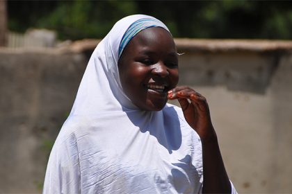 Amina, 20, from northern Nigeria.